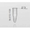 Probówki PCR microcentrifuge tube PP, 0,2ml, attached flat & clear cap, transparent